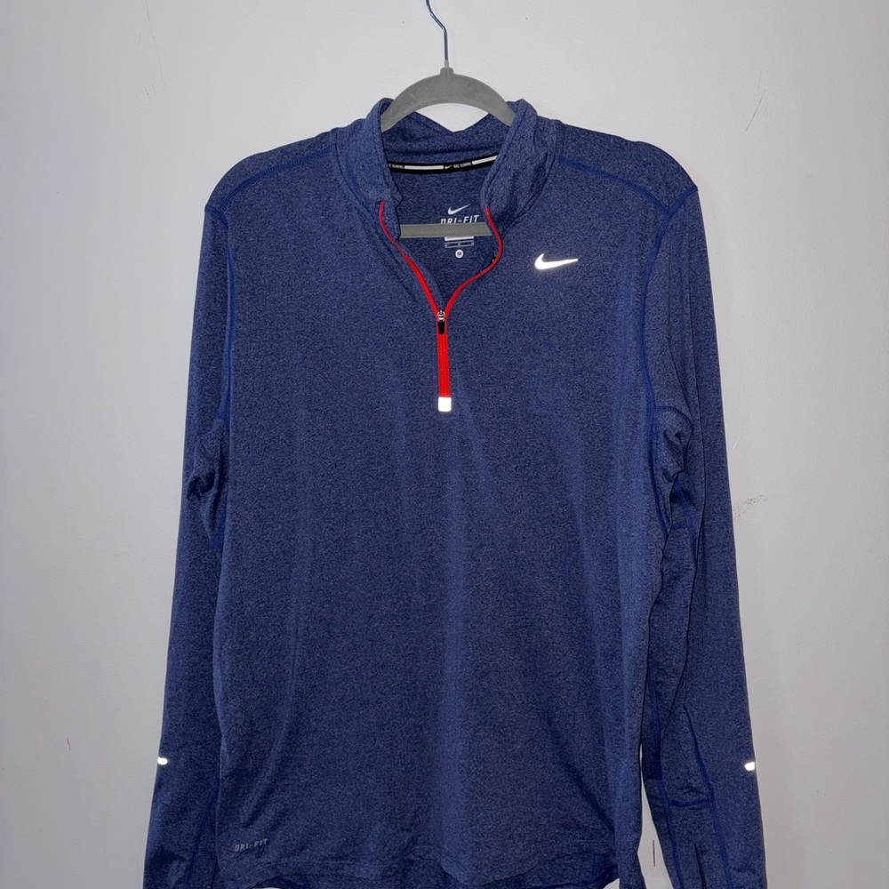 Nike Long Sleeve with Red Quarter Zip